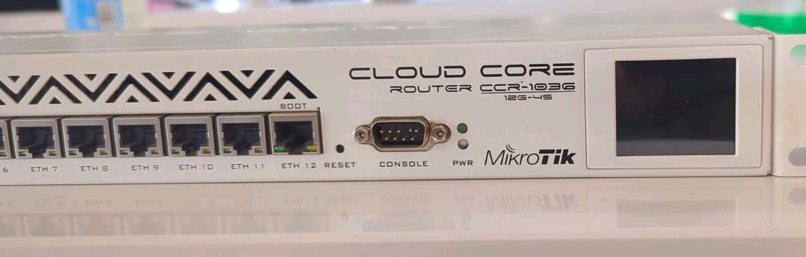 Mikrotik Cloud Core Router CCR1036-12G-4S 12-Port Gigabit and 4-Port SFP 4GB MEM