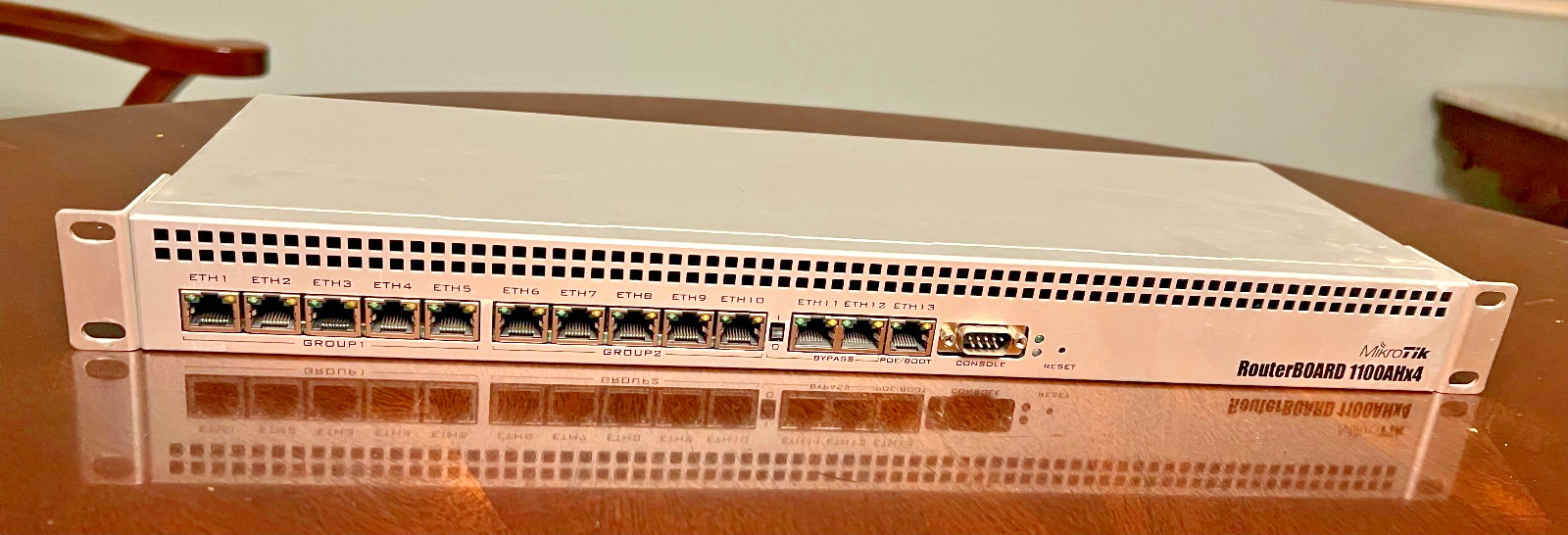 MikroTik RouterBoard RB1100AHx4 13x Gigabit Ethernet, 7.5gbps Max Throughput