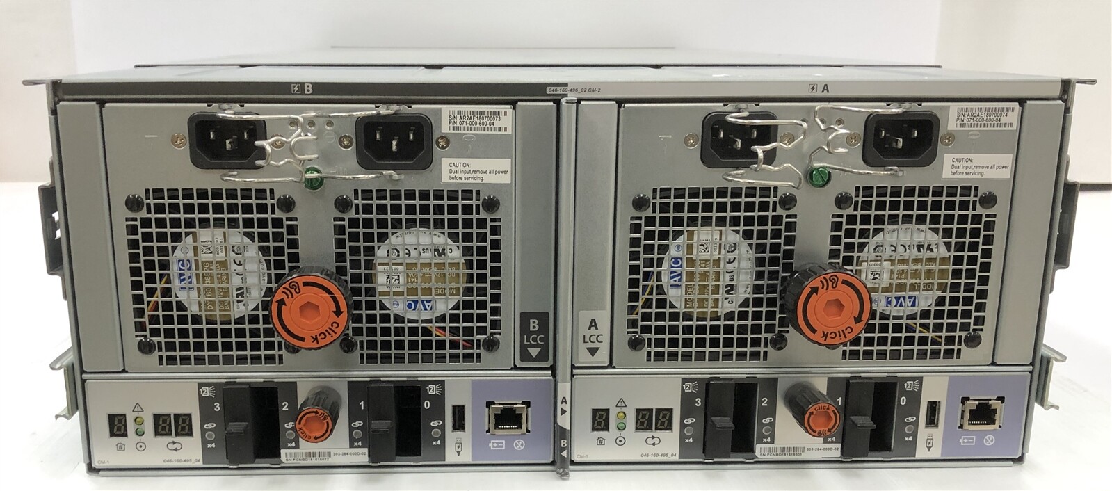 Dell EMC CYAE DS60 Slot 3.5 Expansion Shelf 2x12Gbps Link Controller Card 2x PSU