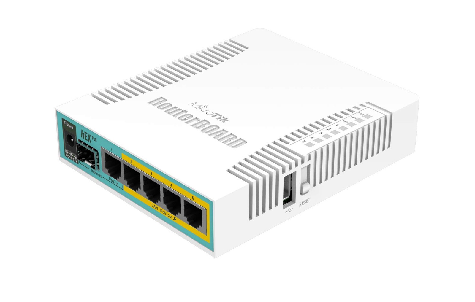 Mikrotik hEX PoE Gigabit Ethernet Router 5 Ports USB SFP Powerful 800MHz CPU