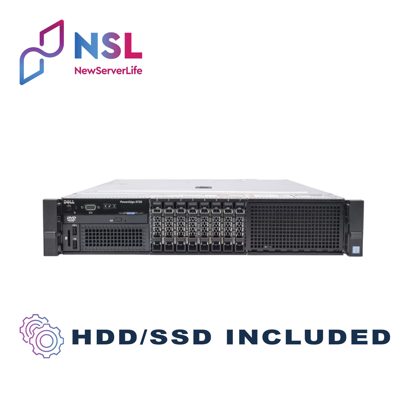 DELL R730 Server 2x E5-2697v4 2.3GHz =36 Cores 128GB H730 2x 1.2TB SAS 4xRJ45