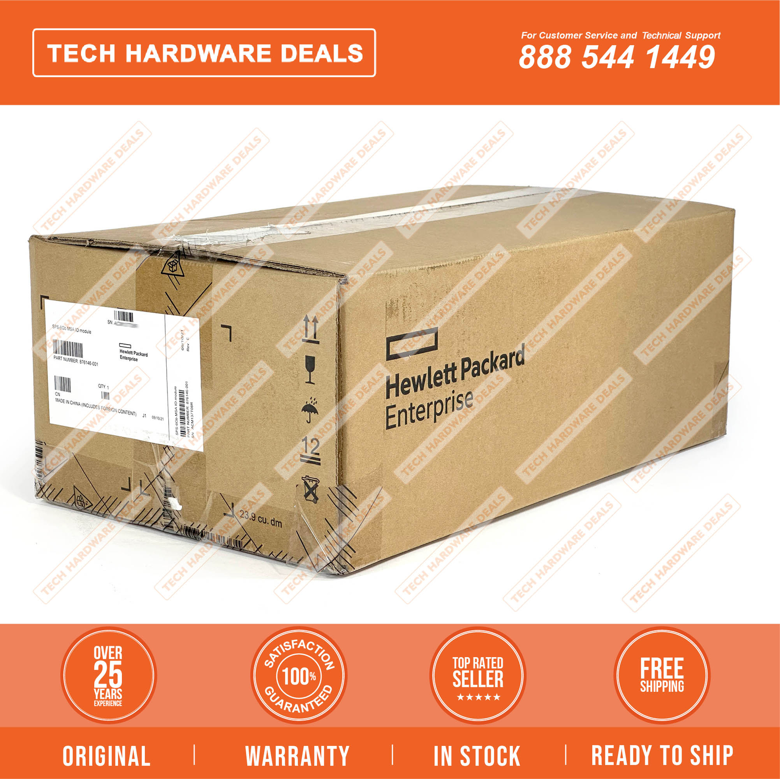 876146-001  NEW SEALED HPE MSA 2040 6Gb IO Module