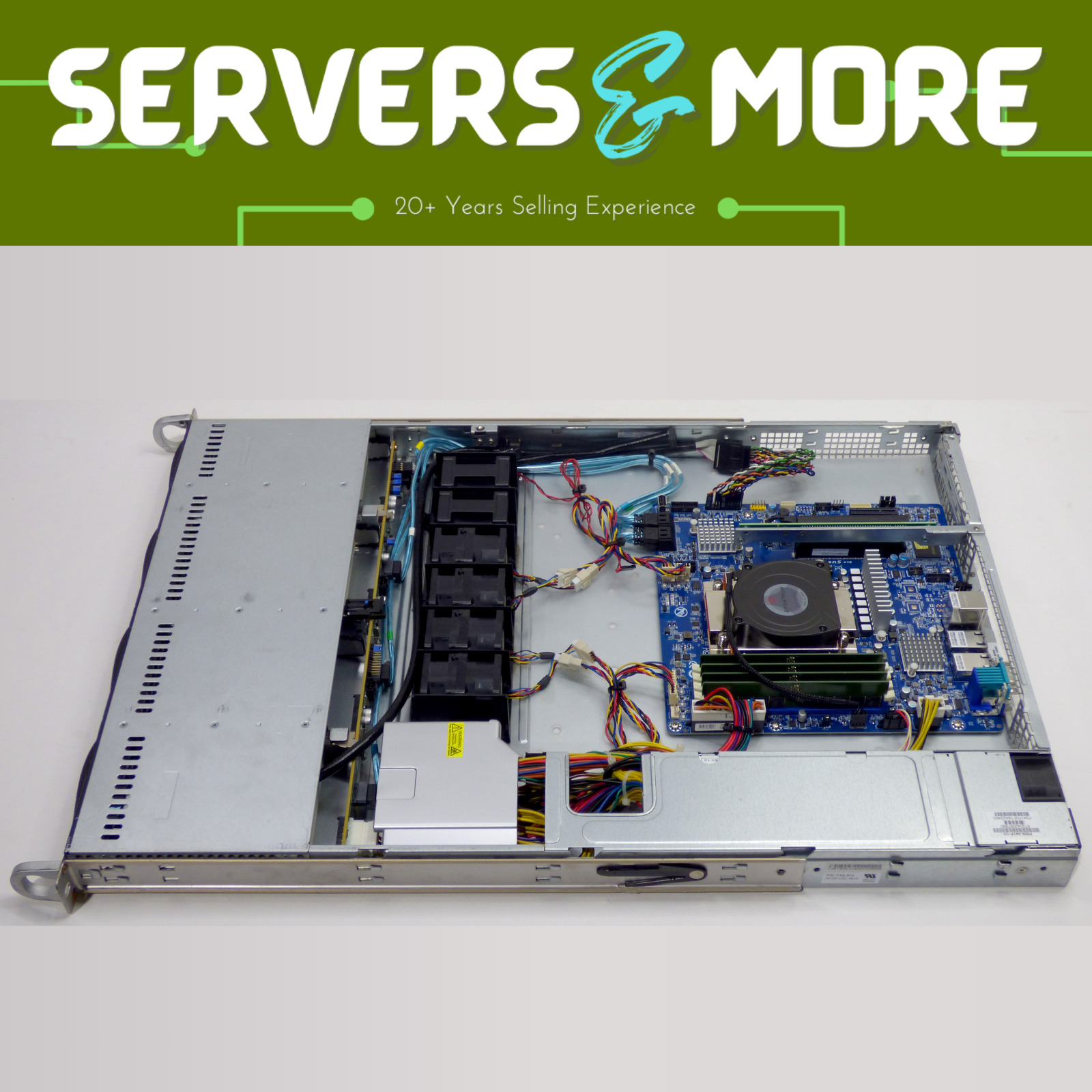 1U AMD Ryzen 7700 3.8-5.3GHz 8 core Server MC13-LE0 & 128GB RAM & 2TB NVMe 10GBe