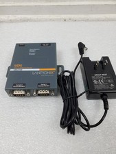 Q10 ♻ Lantronix UDS2100 2-PORT UNIVERSAL DEVICE SERVER SDS2101 w/ AC Adapter ♻