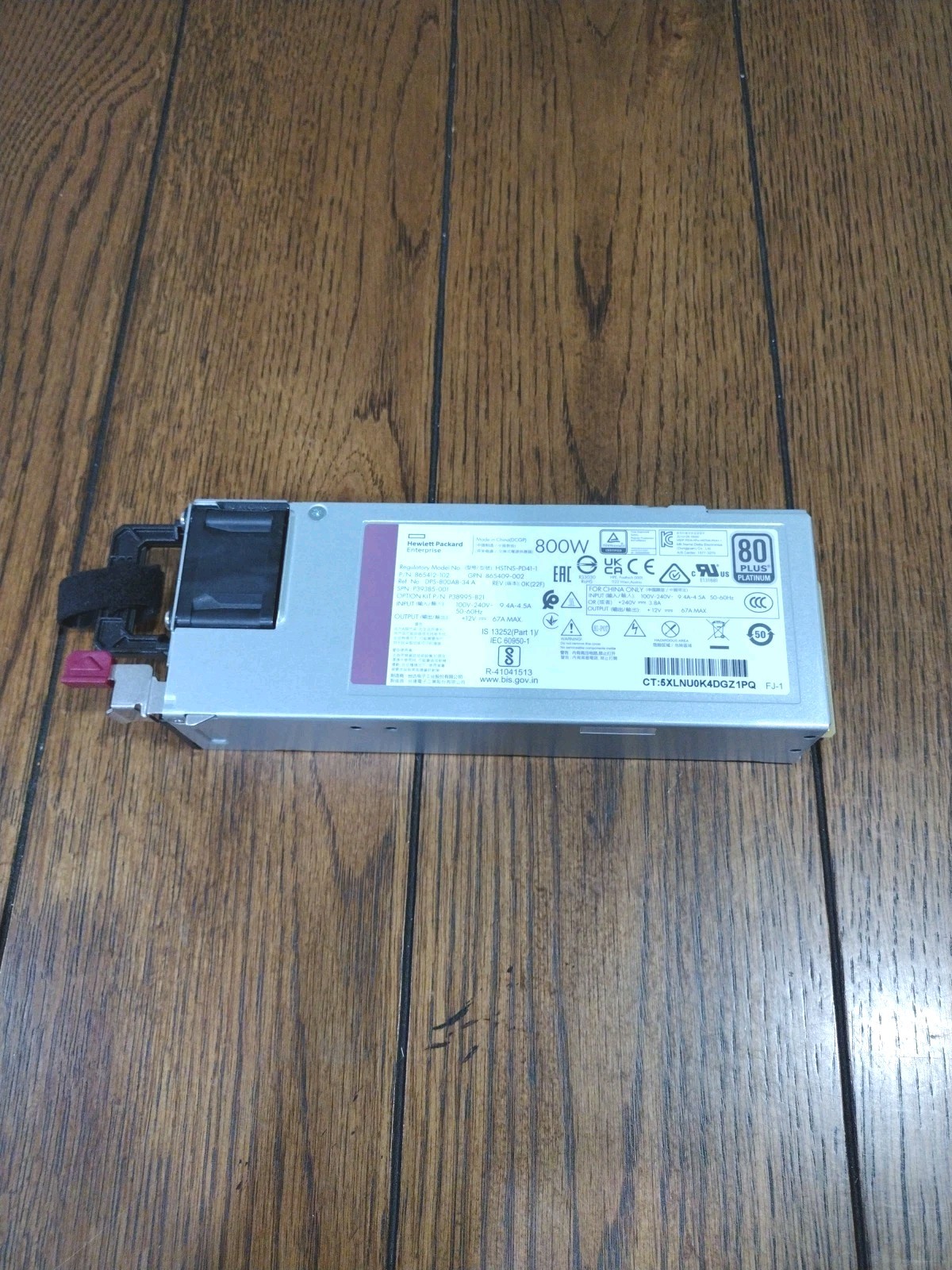 HPE 865414-b21 800W FLEX SLOT PLATINUM HOT-PLUG POWER SUPPLY 866730-001 865409-0