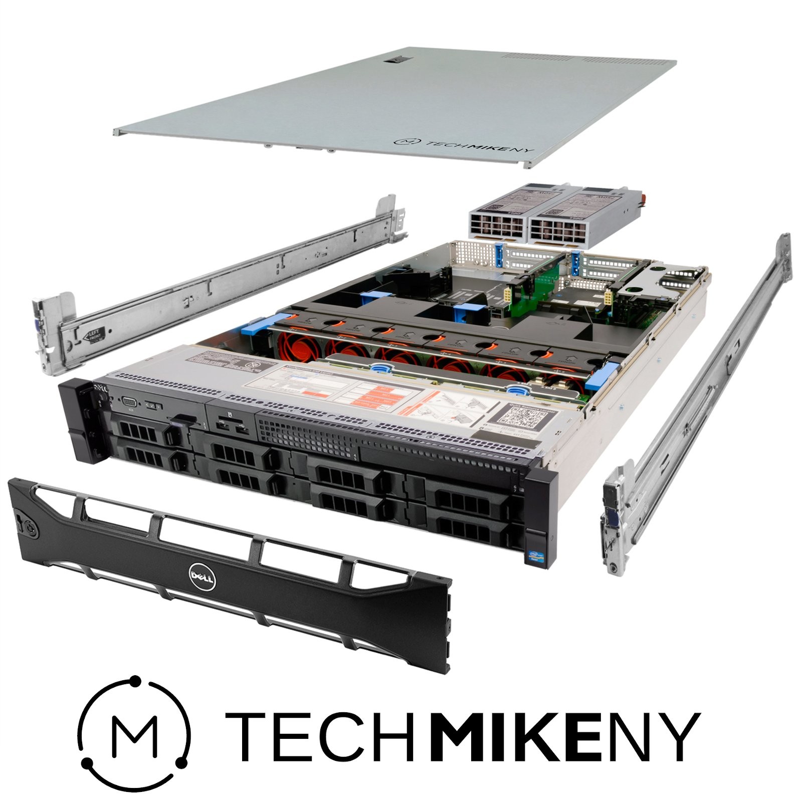 Dell PowerEdge R730 Server 2x E5-2660v3 2.60Ghz 20-Core 64GB RAM 8x 8TB SAS
