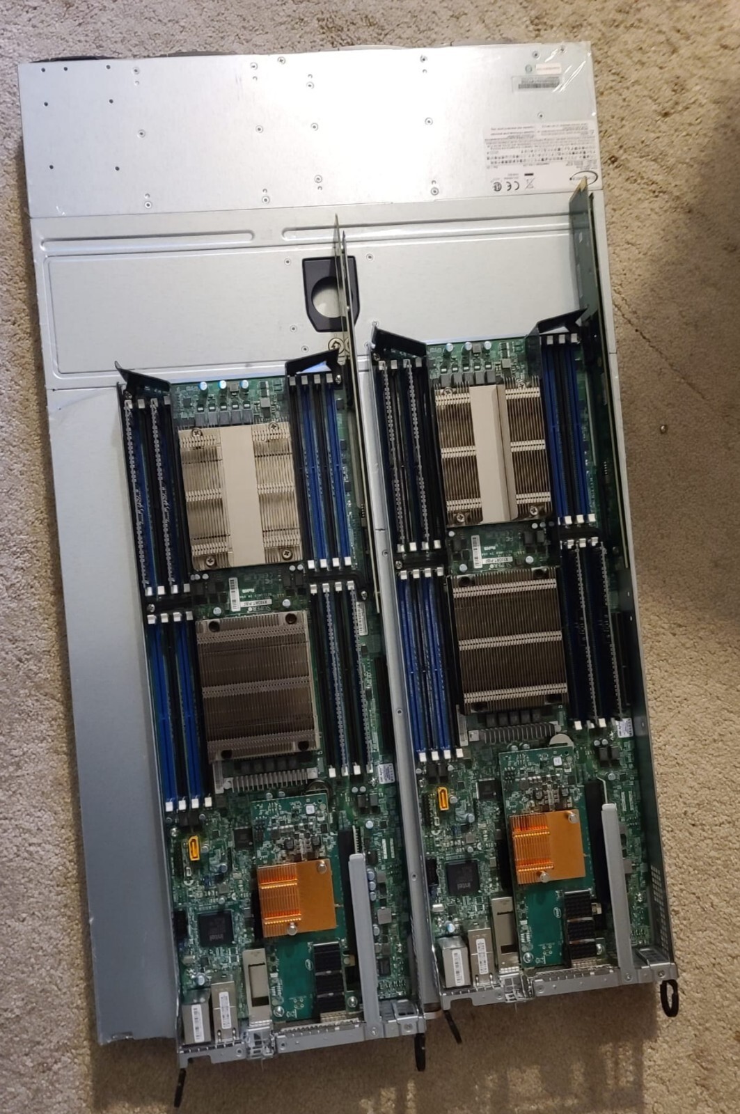 Supermicro 809H-10 1U Twin Pro Server 128GB RAM 1TB ROM | 4x Intel Xeon E5-2660