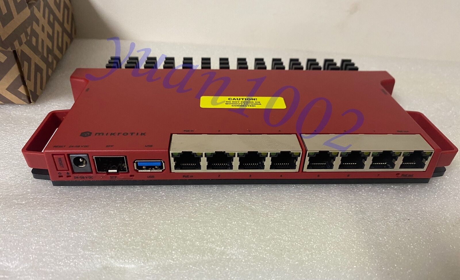 1PCS NEW Mikrotik L009UiGS-RM Wired router 2.5G dual core Fast delivery