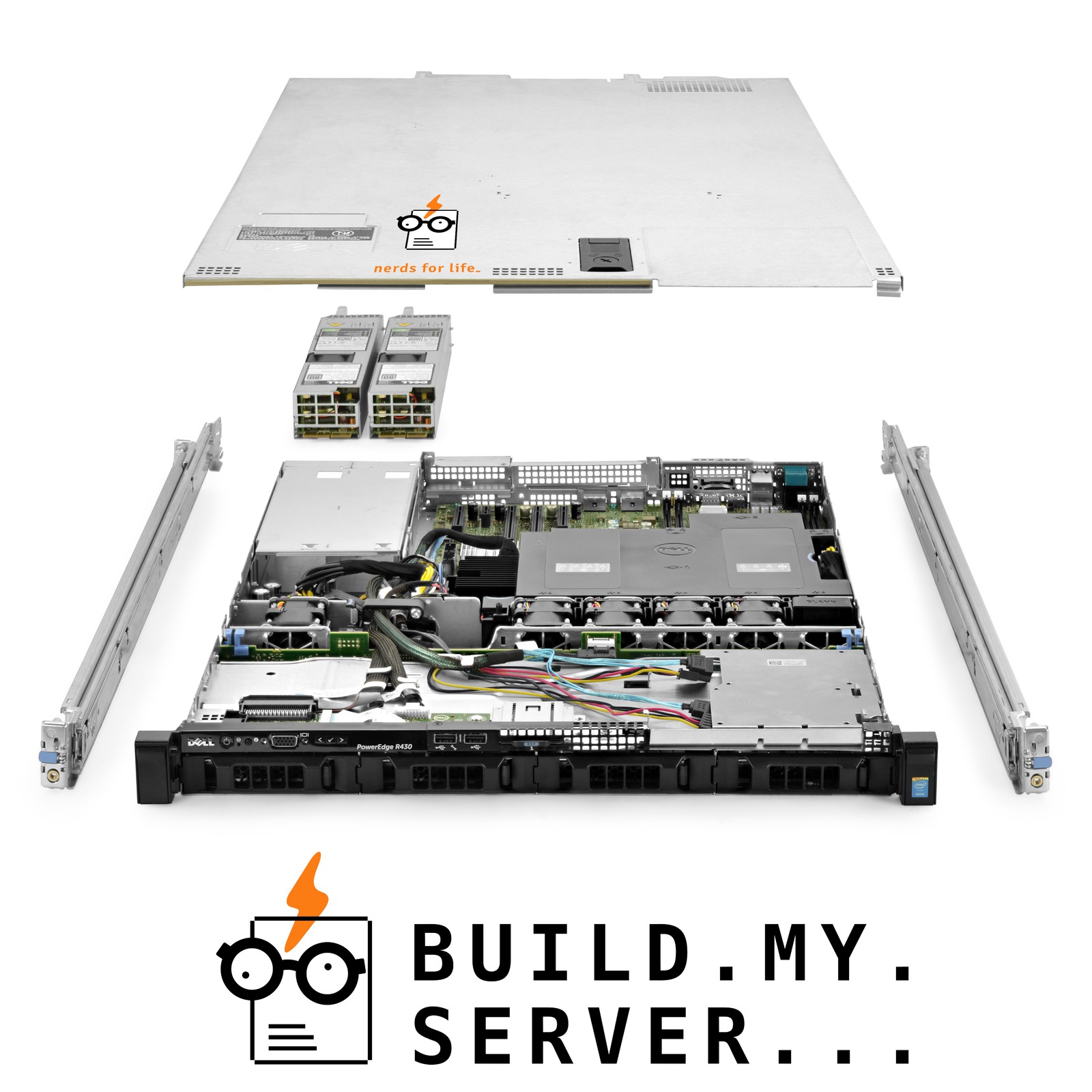 Dell PowerEdge R430 Server 3.20Ghz 16-Core 128GB RAM 4x 16TB SAS 2x 960GB SSD
