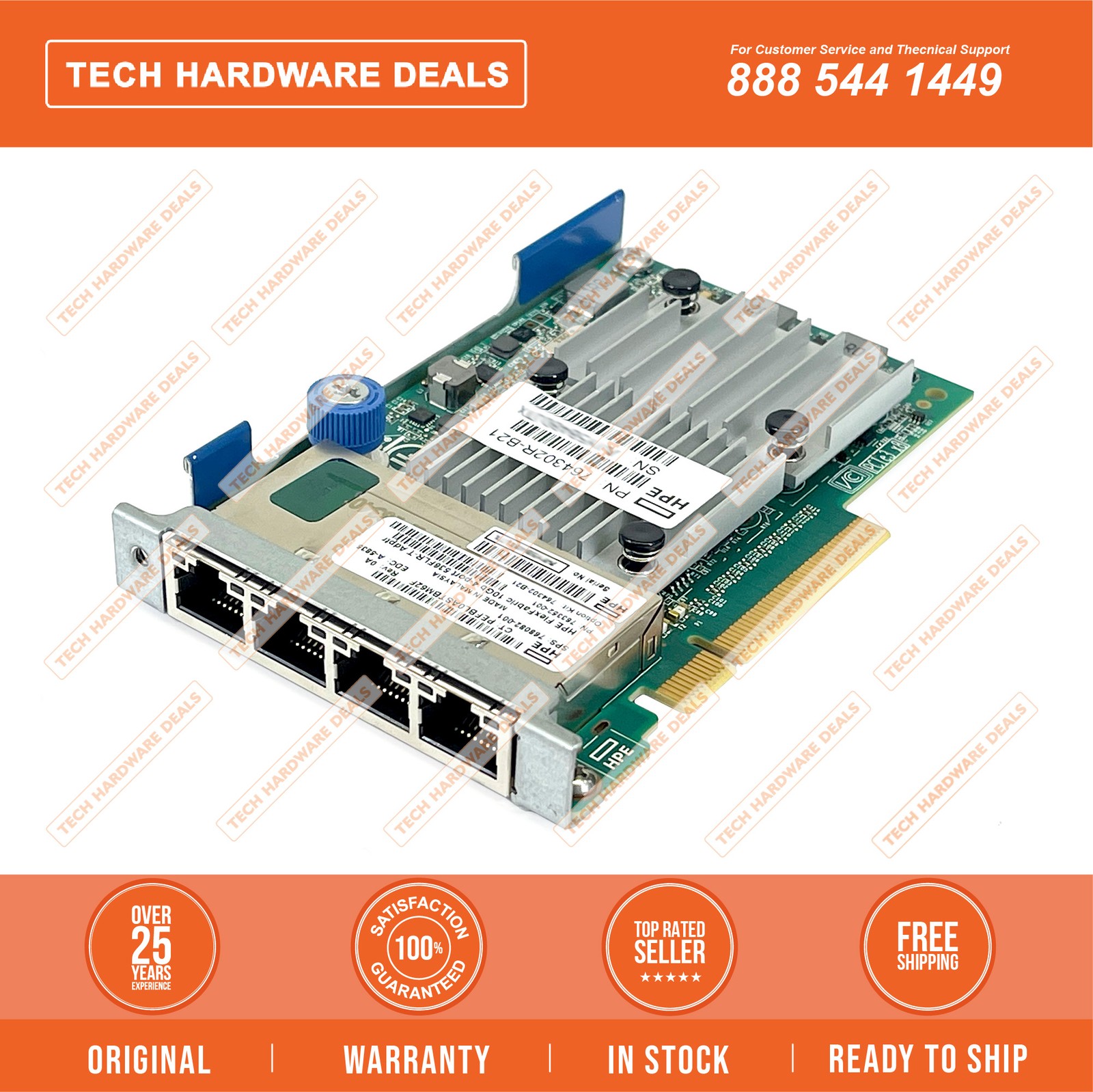 768082-001    HPE FlexFabric 10Gb 4-port 536FLR-T Adapter