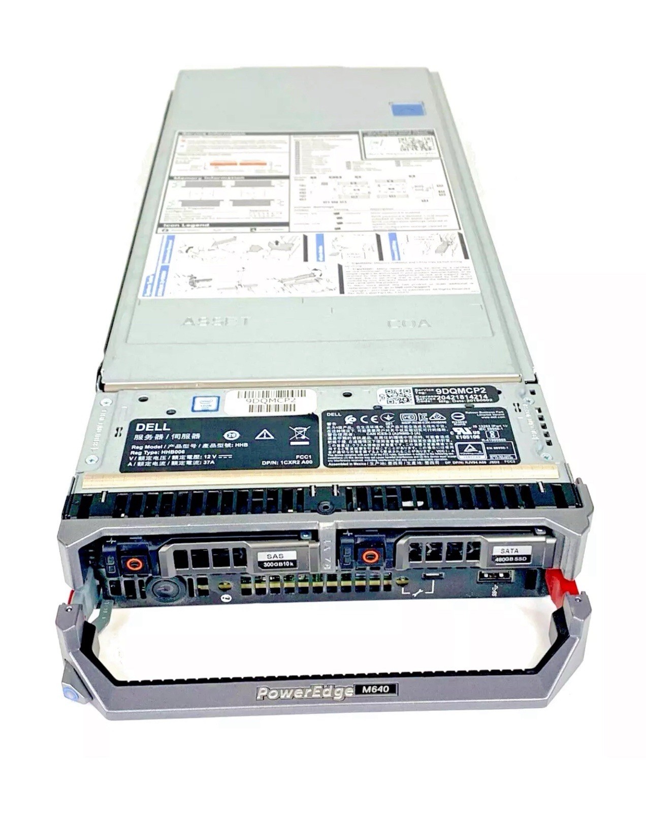 ✅ Barebones Dell PowerEdge M640 Blade Server 2x Heatsinks FCLGA3647 NO CPU/ RAM