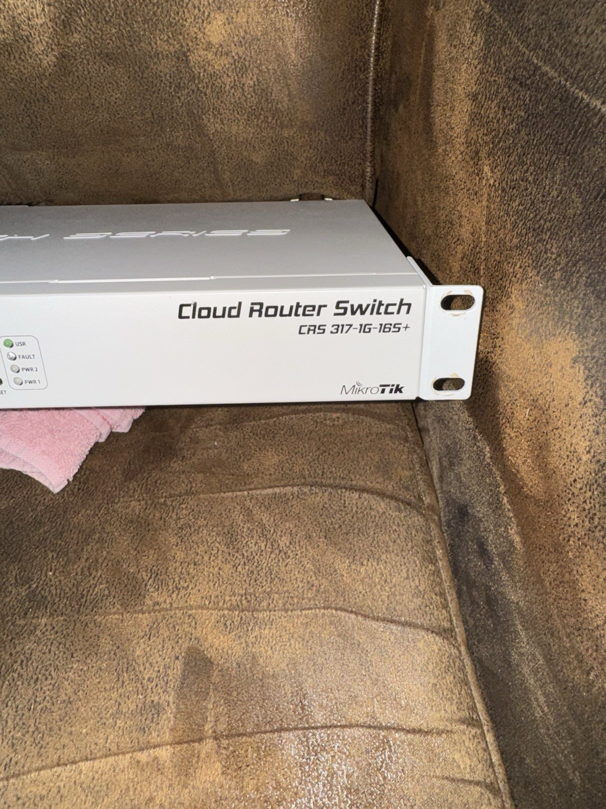 Never Put In Service MikroTik CRS317-1G-16S+ 10gb Fiber Switch