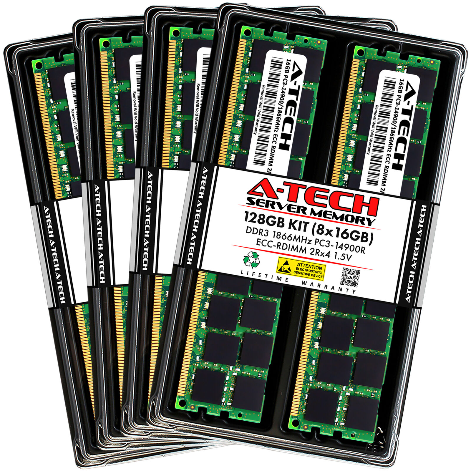 128GB 8x 16GB PC3-14900R RDIMM Dell PowerEdge M710HD R415 R710 R720xd Memory RAM
