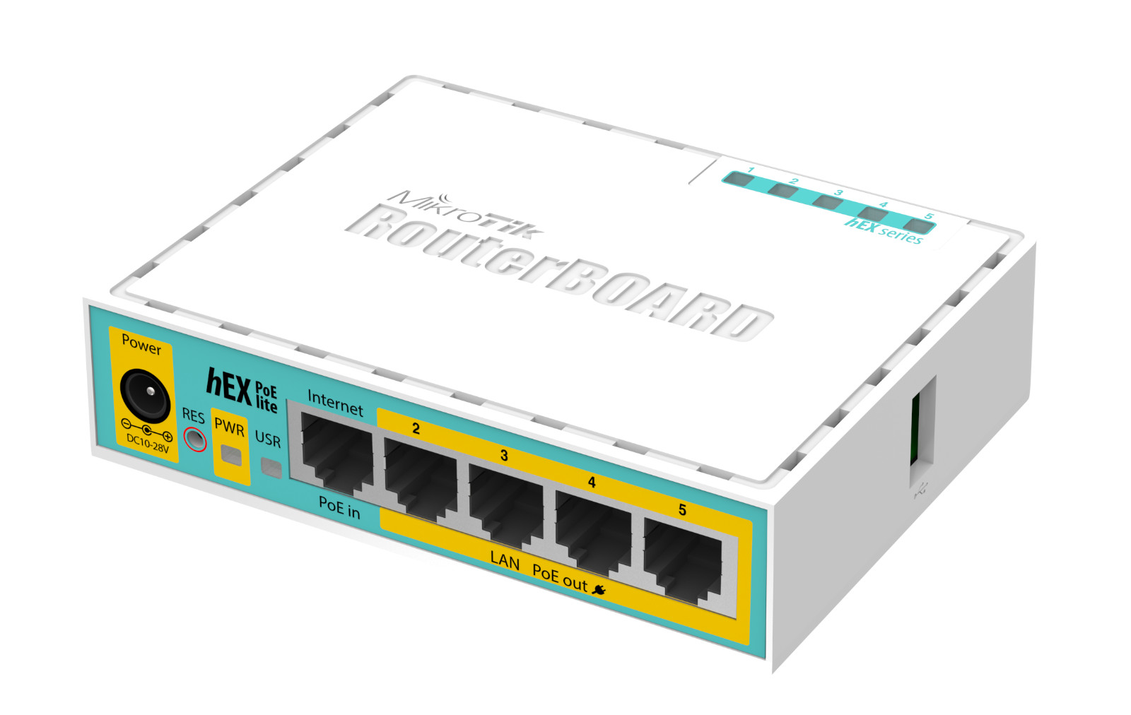 Mikrotik RB750UPr2 hEX PoE Lite 5-Port PoE Ethernet RouterOS L4