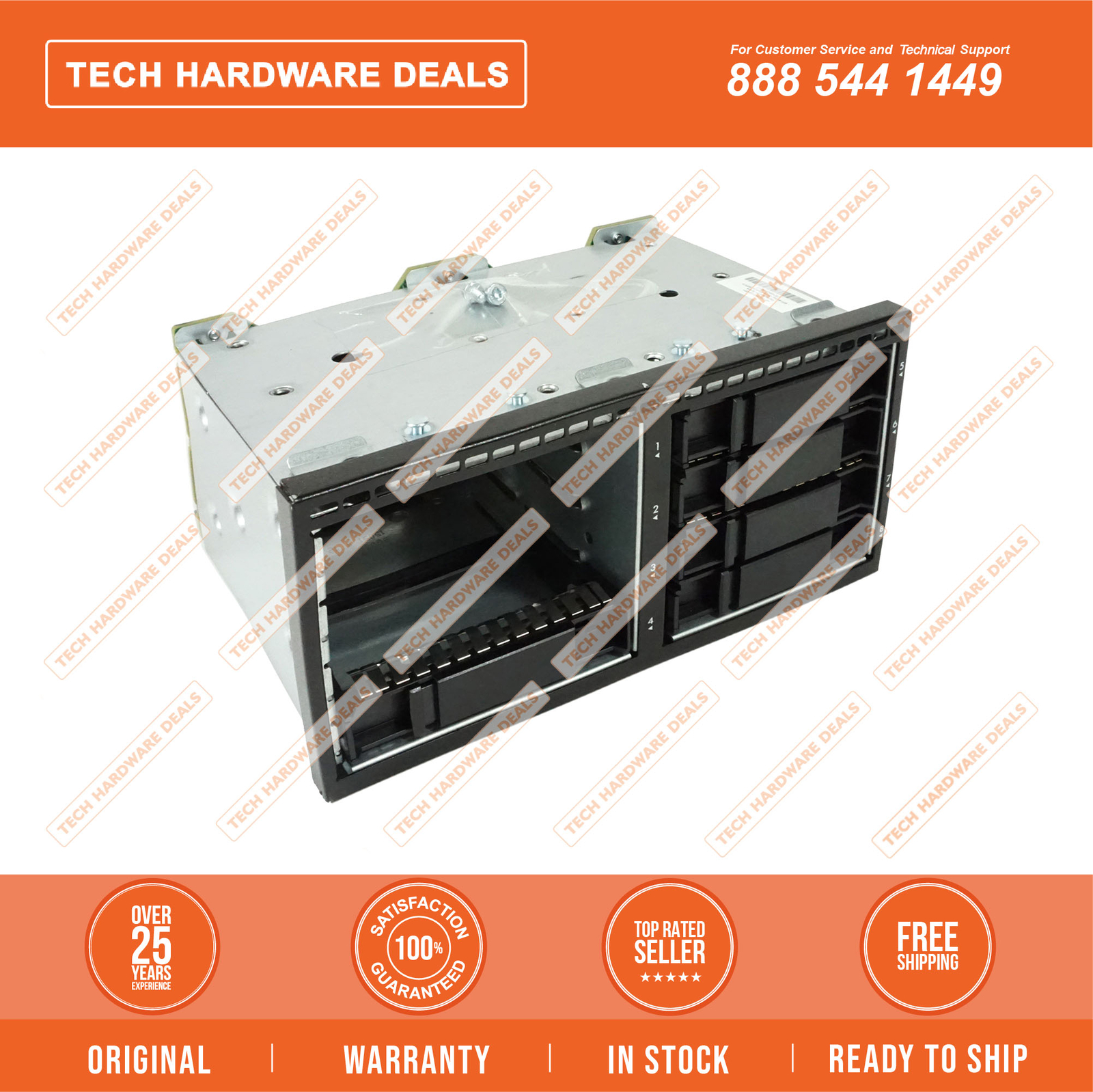 672145-001    HP DL380/385 G8 8 SFF HDD Cage and Backplane no Cables