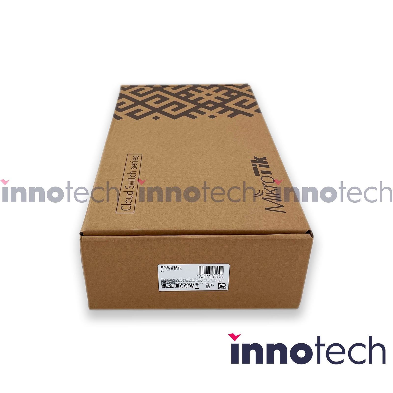 MikroTik CRS504-4XQ-OUT Outdoor Cloud Router Switch Dual Hotswap PSUs New Sealed