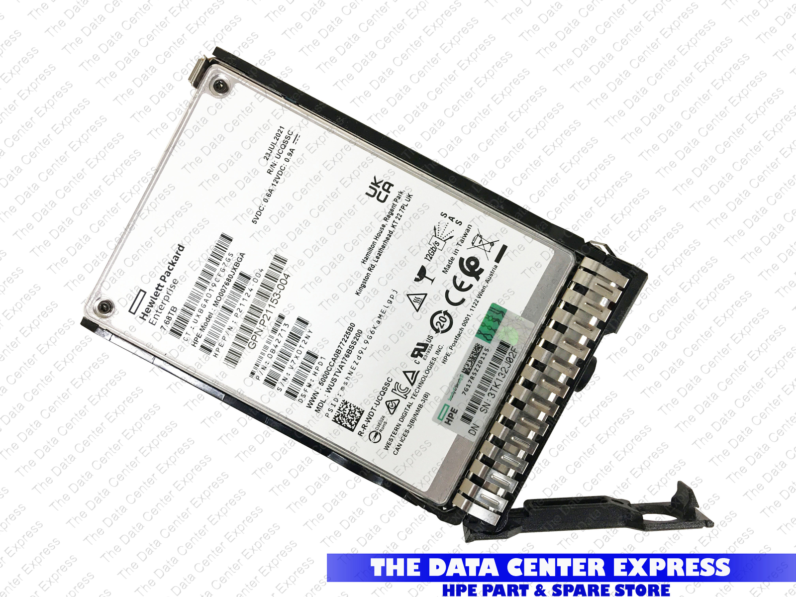 HPE 7.68TB SAS 12G RI SFF SC SSD P49039-B21 P49739-001 SUB Gen10 Gen9 Server SSD