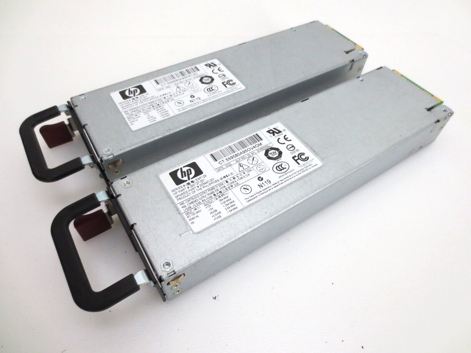 Lot of 2 – HP 280127-001 325W Server Power Supply 305447-001 ESP128