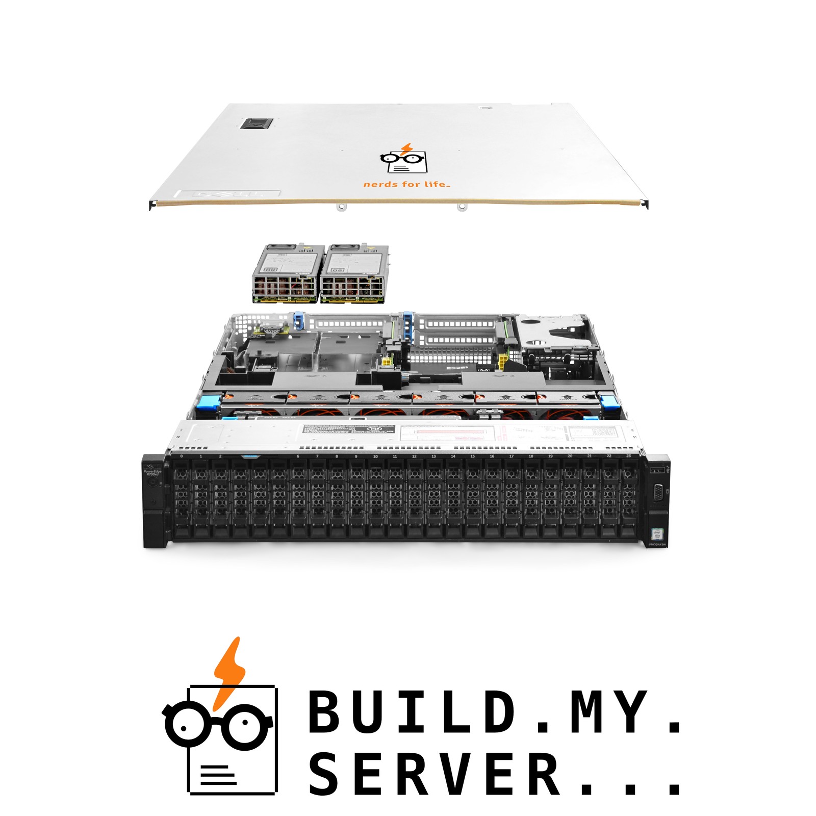 Dell PowerEdge R730xd Server 2x E5-2630v4 2.20Ghz 20-Core 32GB RAM 24x Caddies