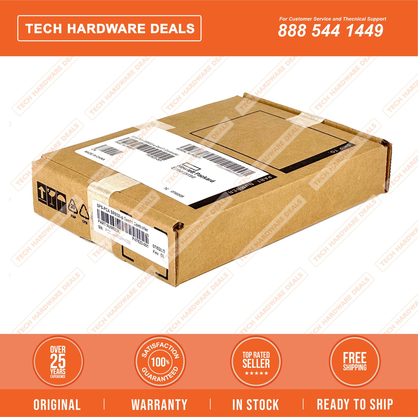 P47184-B21  NEW SEALED HPE SR932i-p Gen11 x32 Lanes 8GB Wide Cache PCI SPDM Plug