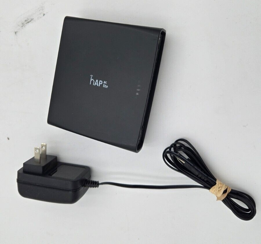 MikroTik hAP AC Lite (RB952UI-5AC2ND-TC) Router & Access Point w/ Power Supply