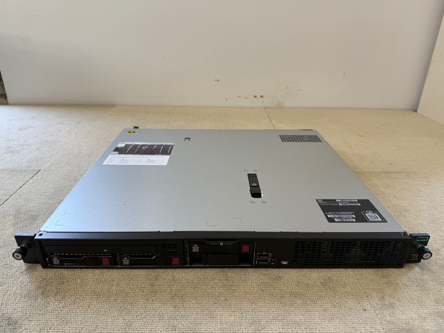 HP ProLiant DL20 Gen10 1x E-2224 4Core 3.40GHz 16GB 3x 300GB P408i-a