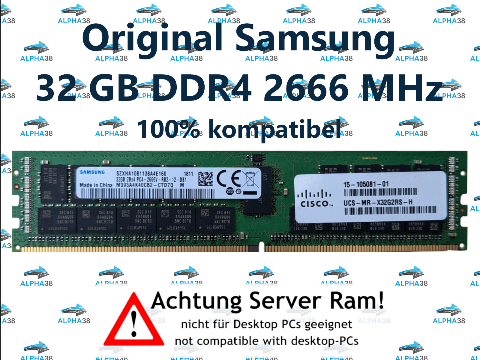32 GB RDIMM ECC REG DDR4-2666 Supermicro 5018D-MHR7N4P Server RAM