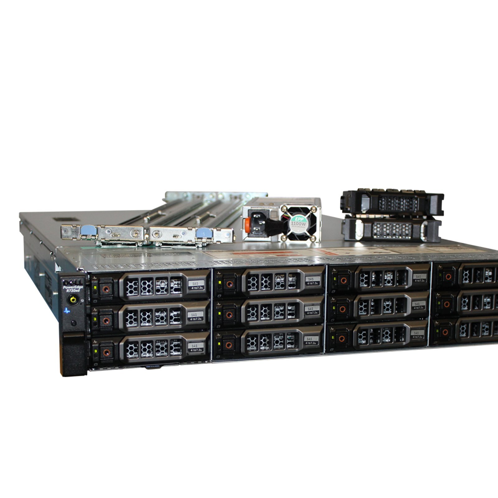 Dell PowerEdge R730xd Server LFF 2x E5-2640v4 2.4GHz 10C 128GB 12x Trays