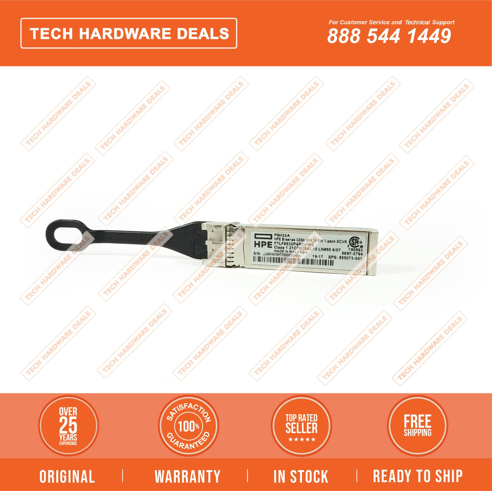 P9H32A    HPE B-series 32Gb SFP+ SW 1-pack XCVR