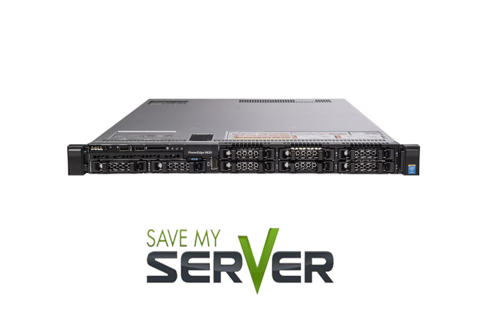 Dell PowerEdge R630 Server | 2x 2699 V3 = 36 Cores | 128GB | H330 | 8x Trays