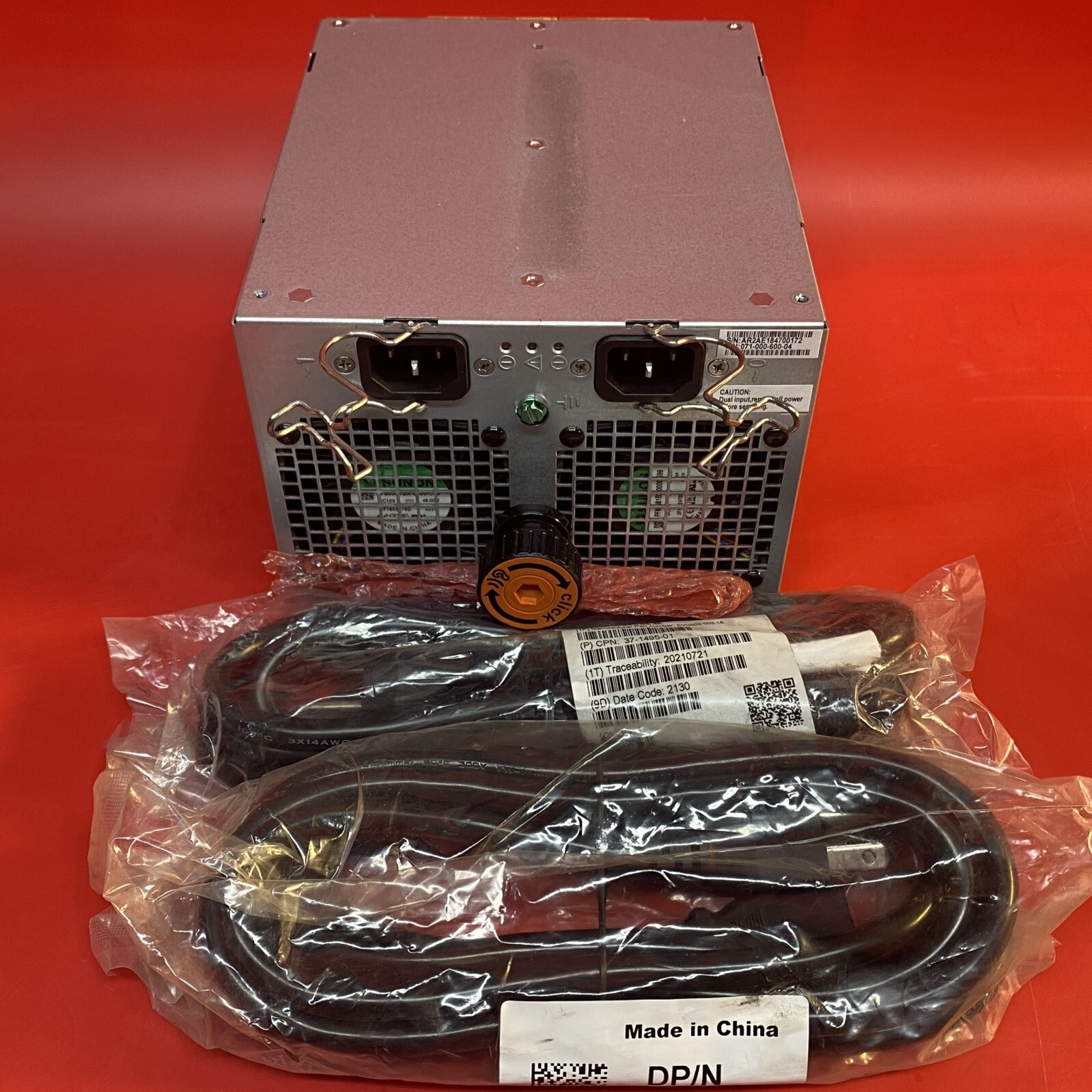 EMC Data Domain 1600-Watt Server Power Supply – 700-013484-0000 / 071-000-600-04