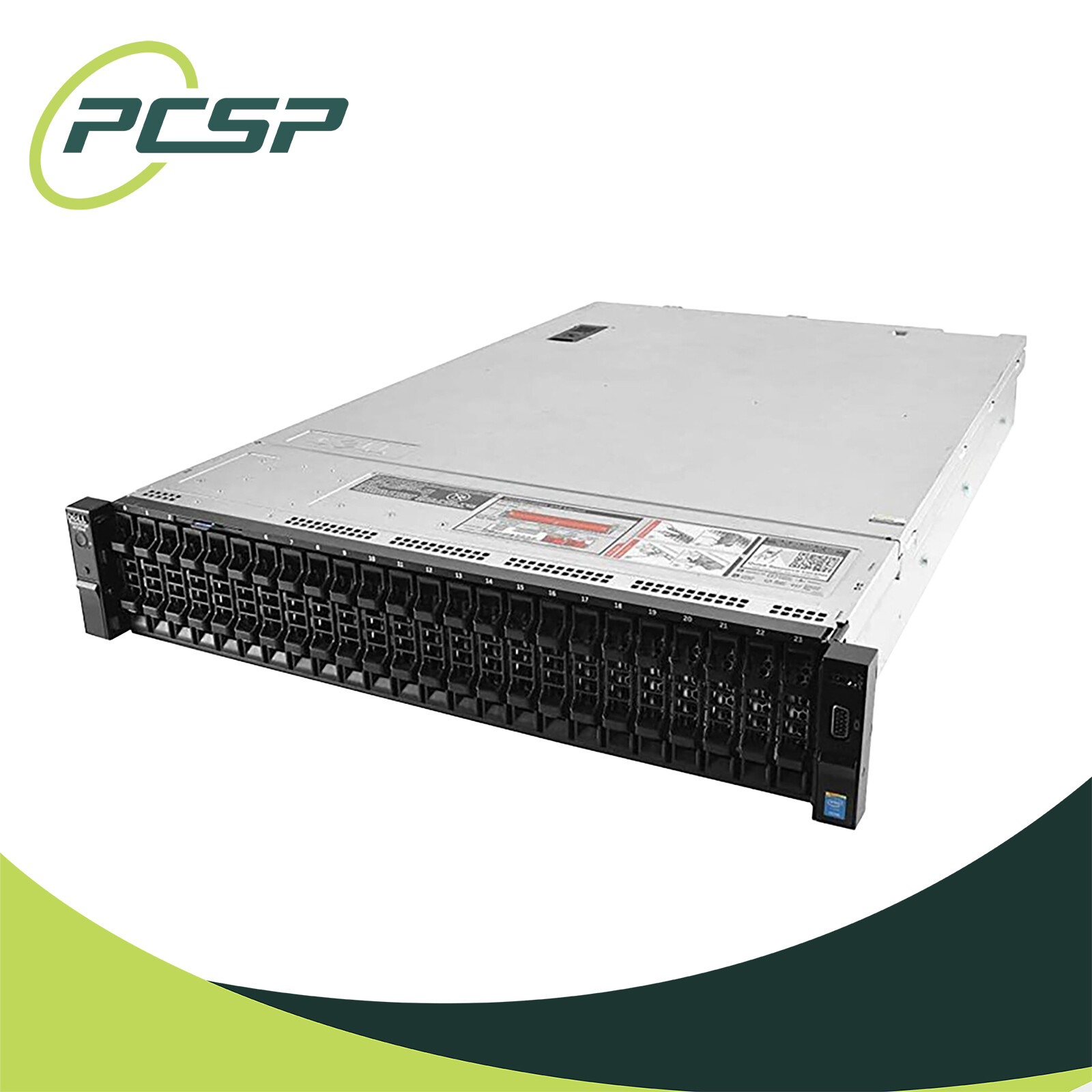 Dell PowerEdge R730xd 24B SFF 36 Cores 2x E5-2697v4 64GB H730p 4x RJ45 12x Trays
