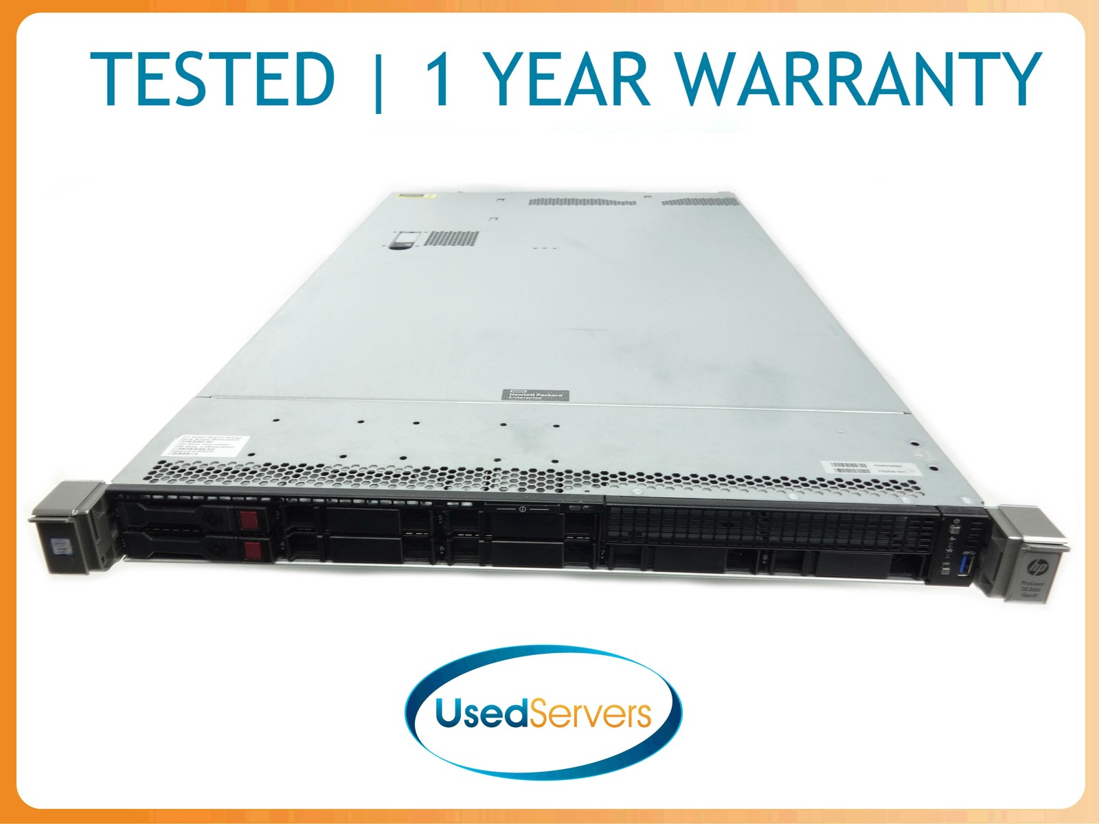 HP DL360 G9 8SFF 2x2680v3 2.5GHZ=24Cores 256GB 2x600GB 12G SAS P440ar