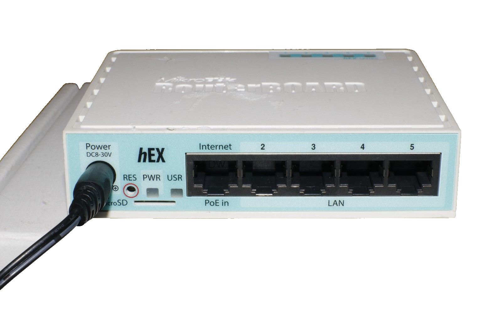 mikrotik routerboard RB750Gr2 hex 5x Ethernet, 850MHz CPU