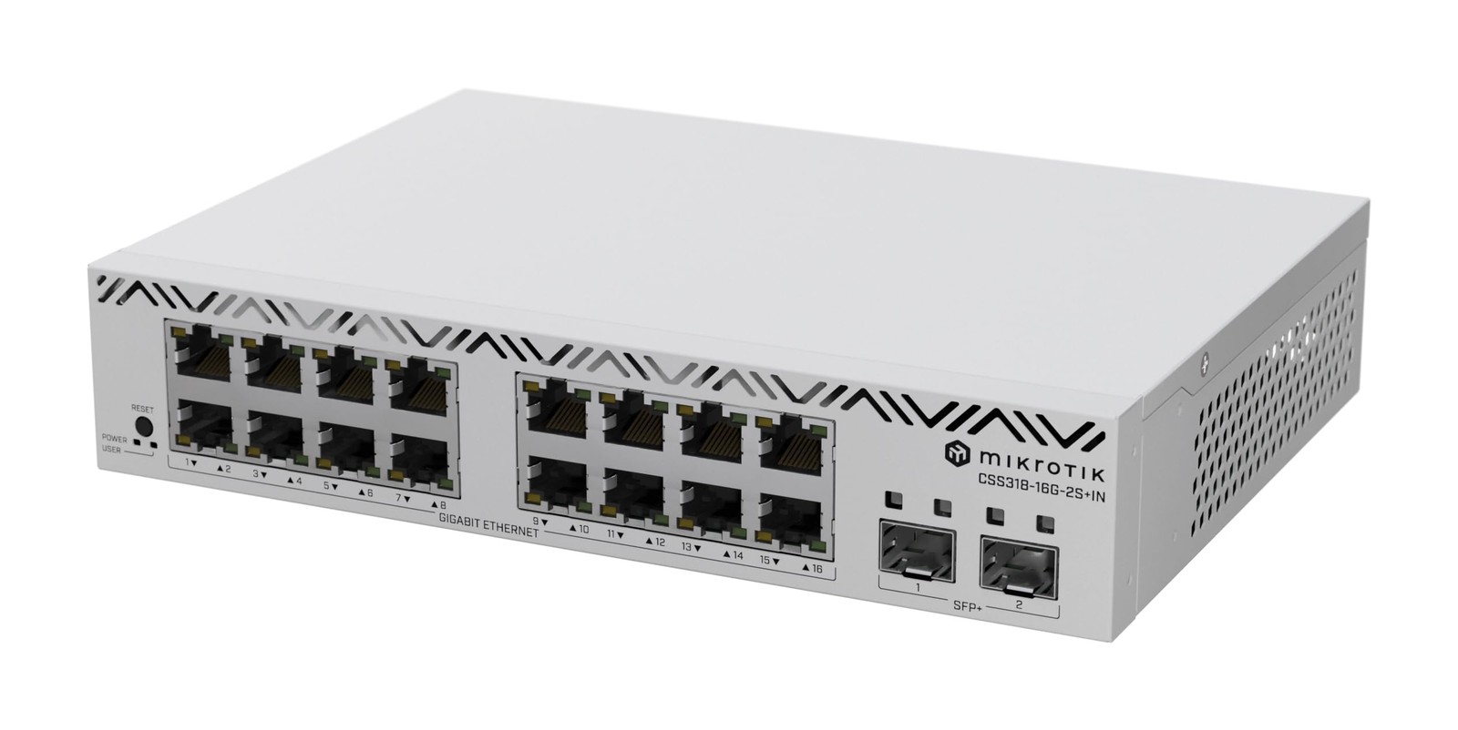 CSS318-16G-2S+in Managed Network Switch, 16 Gigabit Ethernet Ports, 2 SFP+ Ports