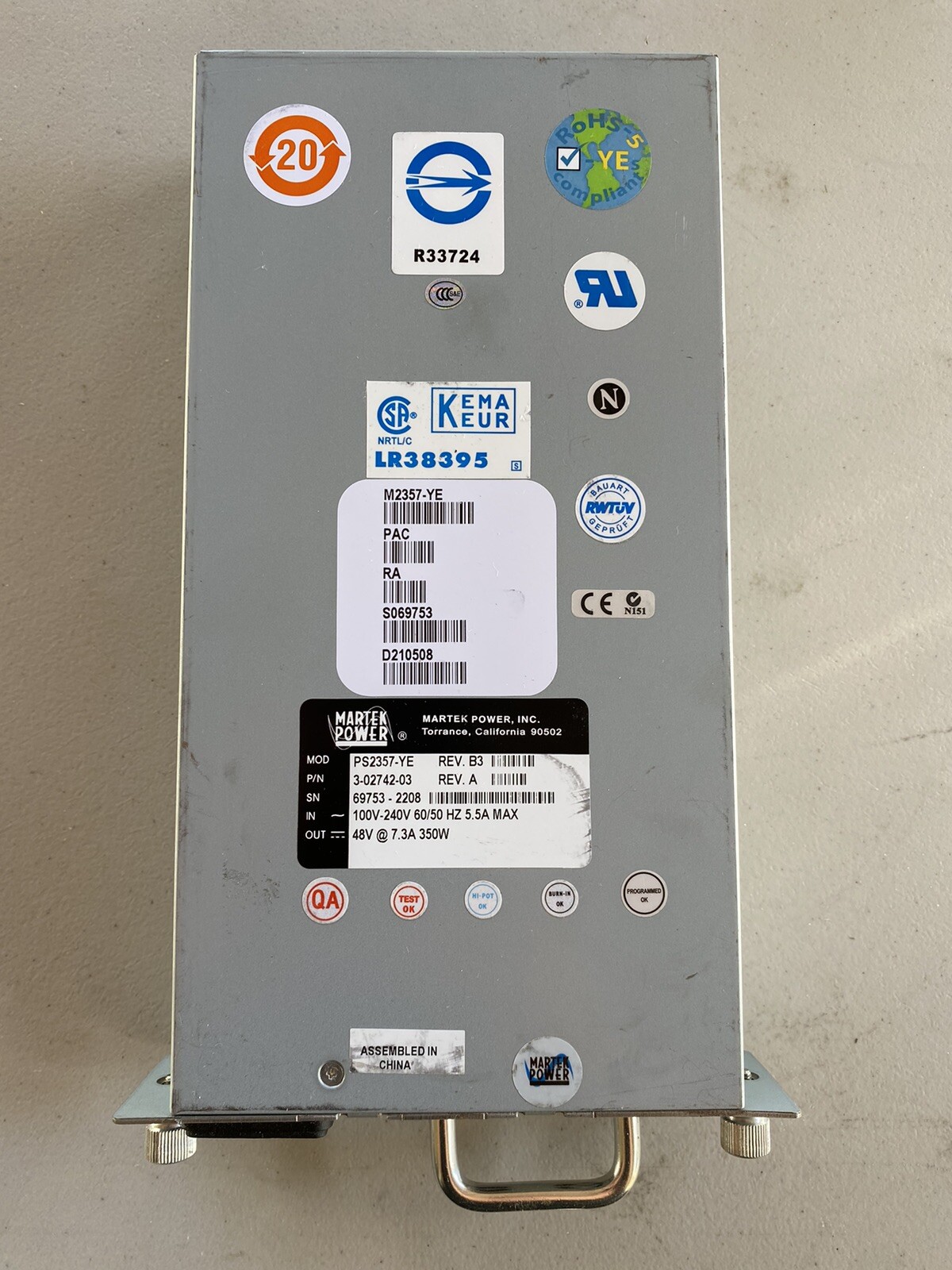Dell PS2357-YE 3-02742-03 PowerVault Server Power Supply