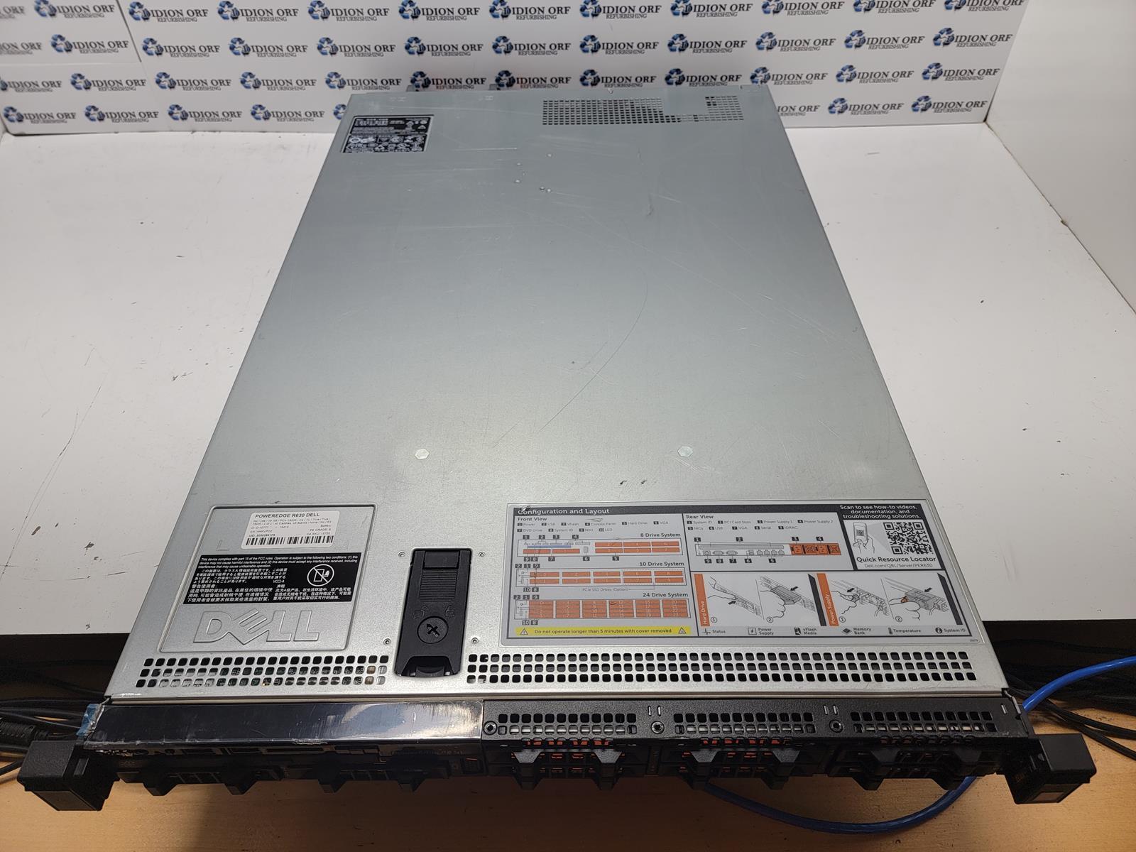 DELL POWEREDGE R630 Intel Xeon E5-2637 V3 (x2) 16gb RAM NO STORAGE/OS SKU 15750