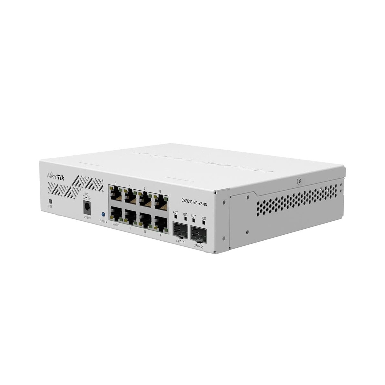 Mikrotik CSS610-8G-2S+in Cloud Smart Switch 8X Gigabit Ethernet Ports 2X SFP+…