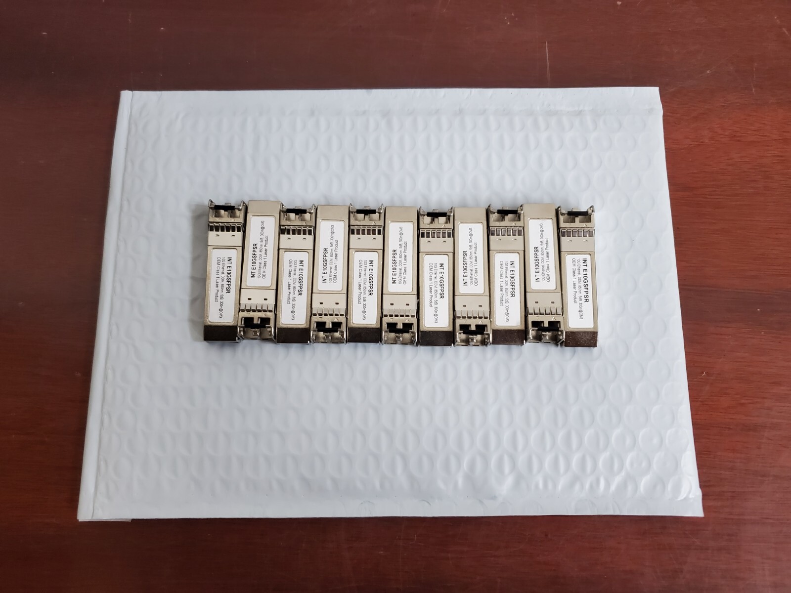 10x Intel E10GSFPSR 10GBase-SR SFP+ Transceiver 10G 850nm MMF up to 300 Meters