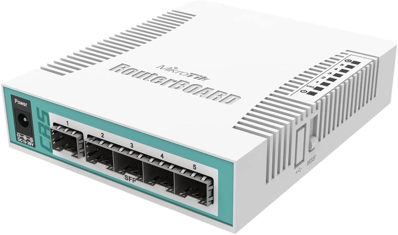 Gigabit Cloud Router Switch with 1 Ethernet/SFP Combo Port & 5 SFP Cages