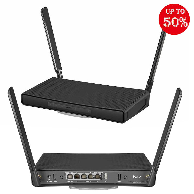 MikroTik Router RBD53iG-5HacD2HnD hAP ac3 Wireless 2*band Router 4core CPU 1000M