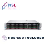 HP DL380 Gen9 24SFF 2x E5-2643v3 3.4GHz =12C 32GB P440AR 2x 1.2TB SAS 4xRJ45