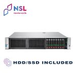 HP DL380 Gen9 8SFF 2x E5-2690v4 2.6GHz =28C 64GB P440AR 2x 1.2TB SAS 4xRJ45
