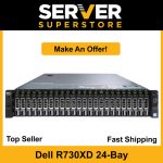 Dell PowerEdge R730XD Server 2x E5-2680 V3 =24 Cores H730 32GB 12x Trays + Rails