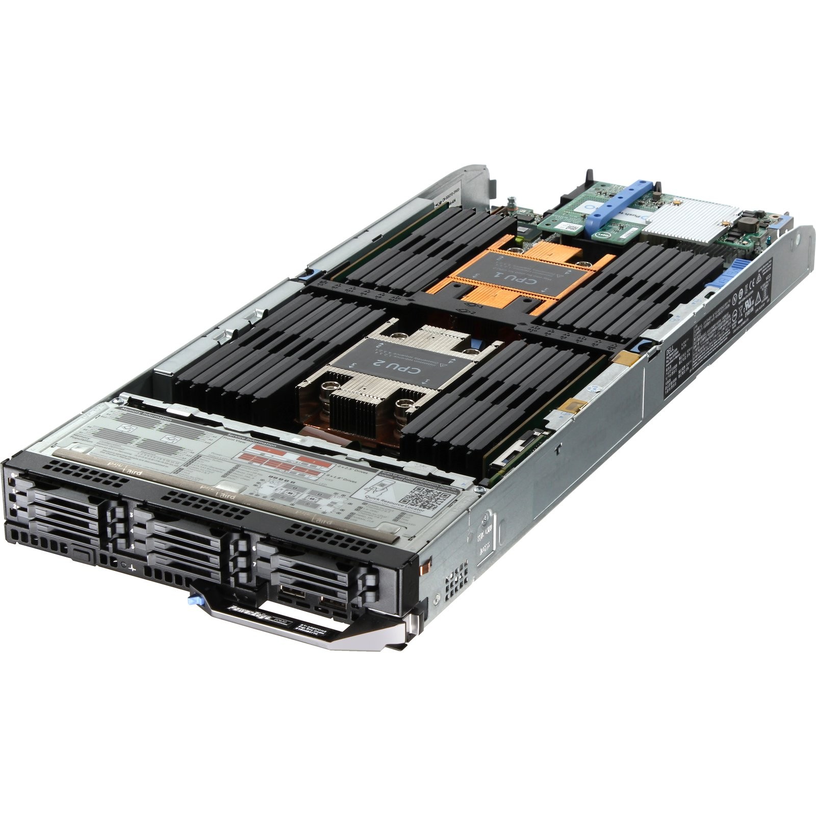 Dell PowerEdge FC630 Server 2x E5-2650v4 2.2GHz 12C 128GB 8x 400GB SSD H730