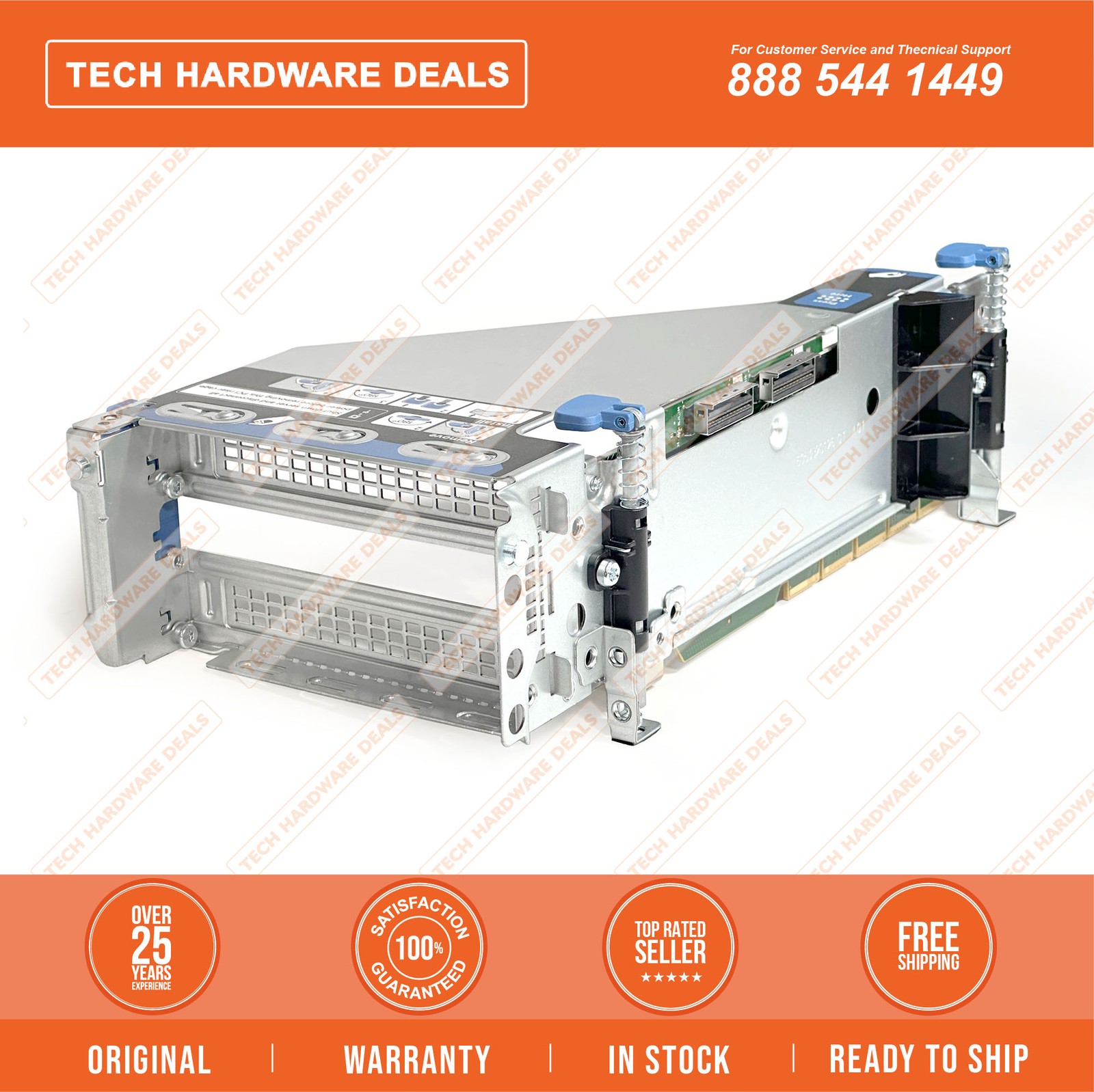 P51083-B21  NEW BULK HPE ProLiant DL380 Gen11 2U x16/x16/x16 Secondary Riser Kit