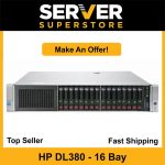 HP ProLiant DL380 G9 Server 2x E5-2640 V4 = 20 Cores P440ar 32GB RAM 2x trays