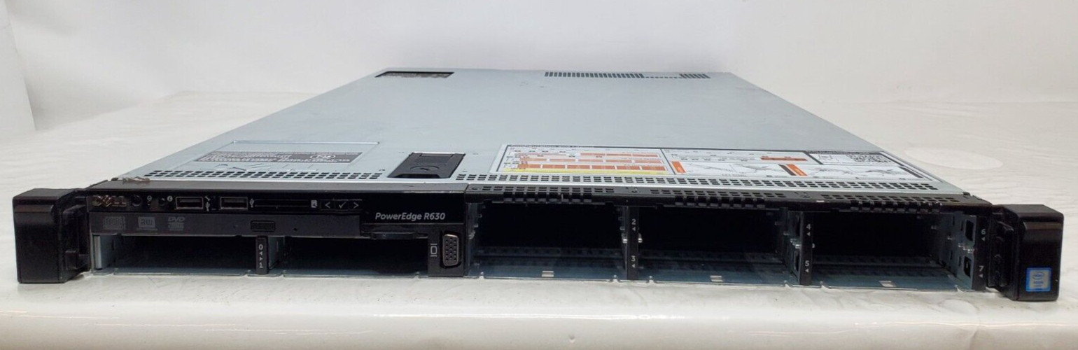Dell PowerEdge R630 2x Xeon E5-2623 v3 @ 3.00GHz 192GB DDR4 No HDD