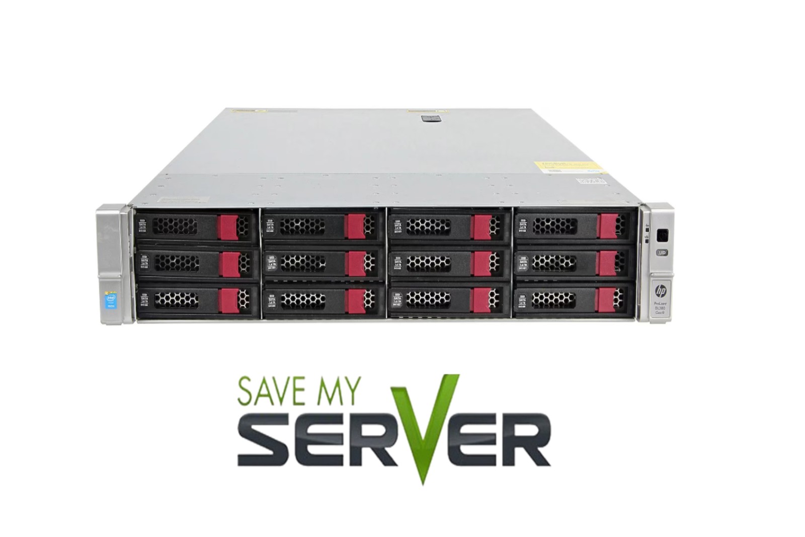 HP Proliant DL380 G9 Server | 2x 2650 V4=24 Core | 96GB | P440ar | 4x 4TB +Trays