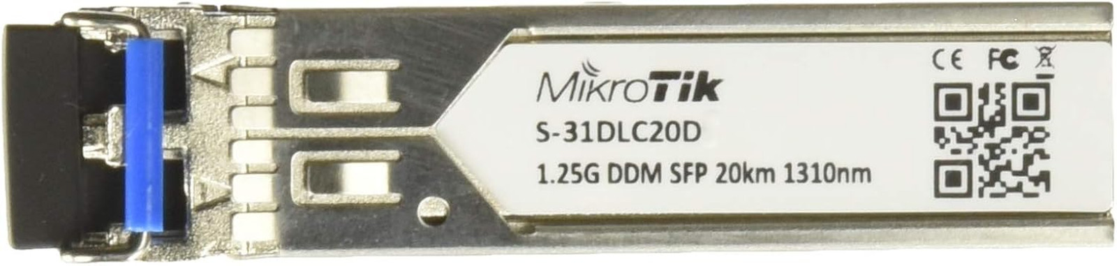 S-31DLC20D Transceiver 1.25G DDM SFP 1310Nm Dual LC Connector 20Km SM